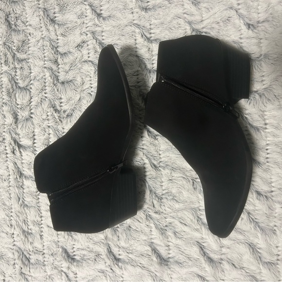 Soda Black Ankle Booties - Picture 2 of 11